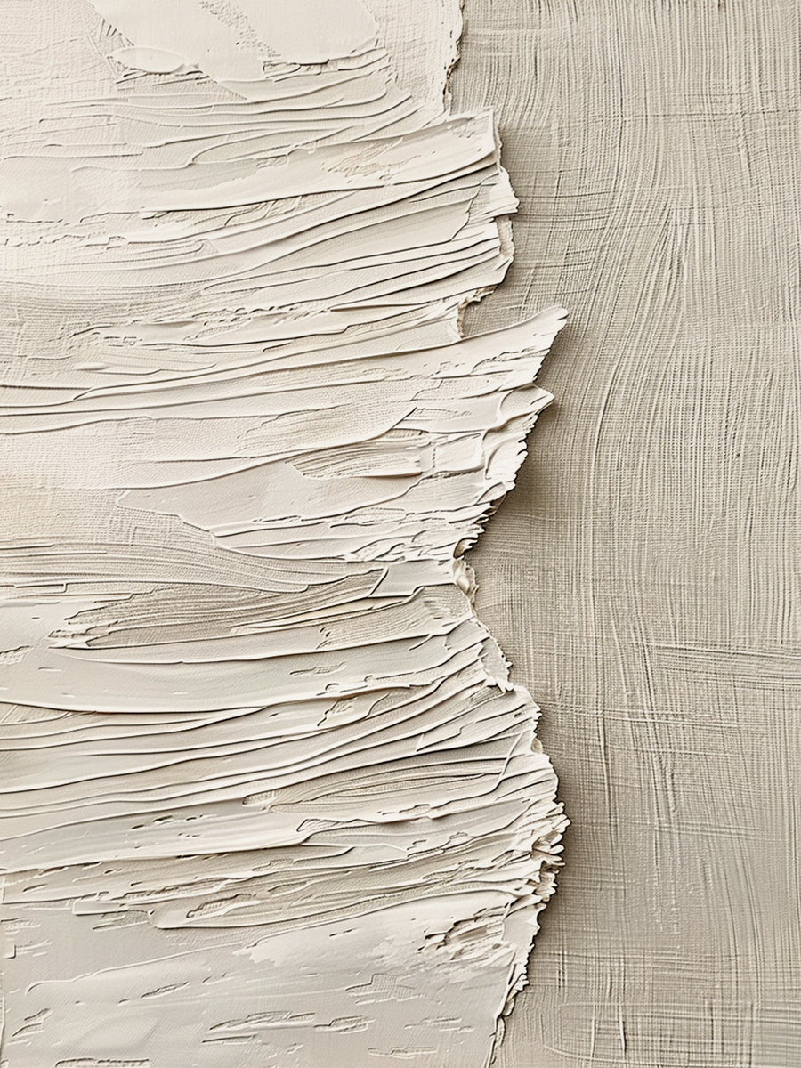 Quiet Tide-Beige Abstract Wall Art-Spatial Field-AURA085