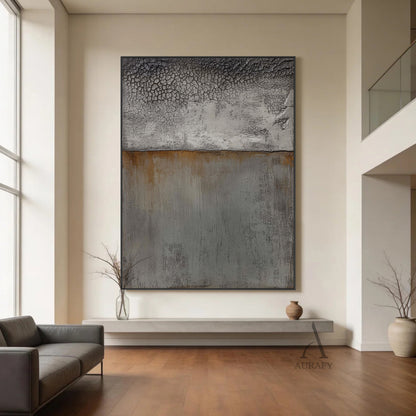 Gray WABI SABI Minimalist Living Room Decor Accent Piece AURA305