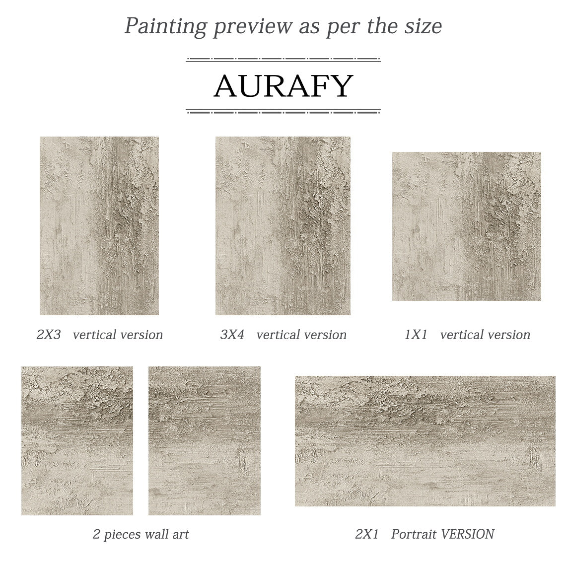 Beige Abstract Plaster Textured Art with Tactile Peeling Surface Vertical Lines Wabi-Sabi Style AURA452