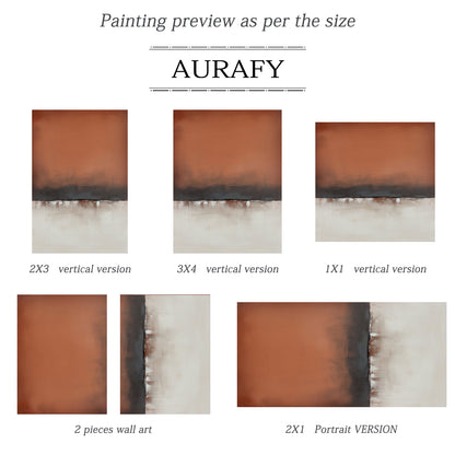 Beige General Abstract Wall Art for Modern Living Room Decor AURA371