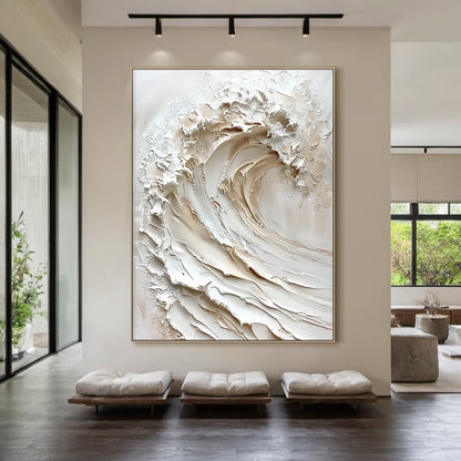 Ivory Surge-Beige Spatial Field-AURA089