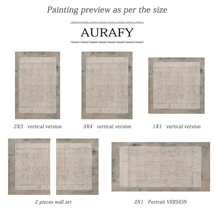 General Abstract Gray Artwork with hand-drawn lines, mottled canvas texture, rustic industrial style AURA594