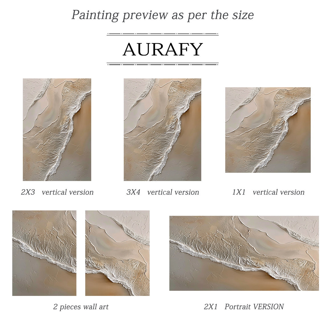 Ocean Brown Abstract Impasto Art Tactile Sculpted Canvas High-Relief Texture Modern Organic Piece AURA433