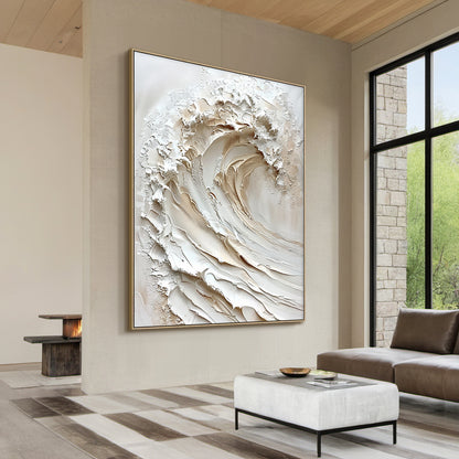Ivory Surge-Beige Spatial Field-AURA089