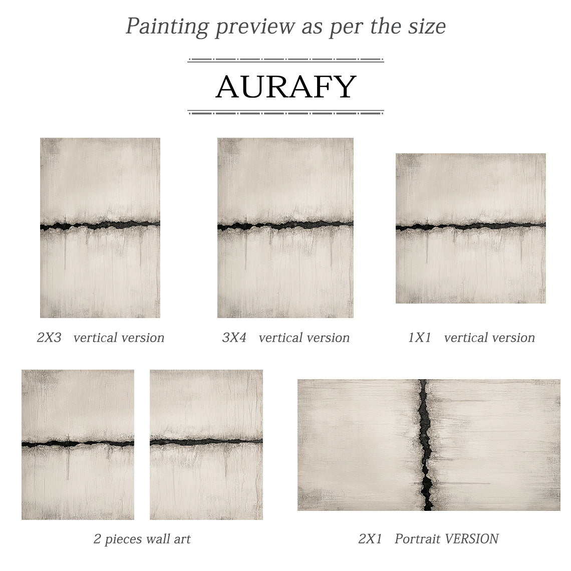 Wabi-Sabi Plaster Textured Abstract Art Japandi Minimalist High-Relief Beige Tactile Knife Stroke Wall Decor AURA721