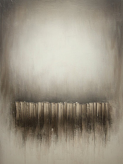 Wabi Sabi Gray Beige Minimalist Home Decor Accent Piece AURA269