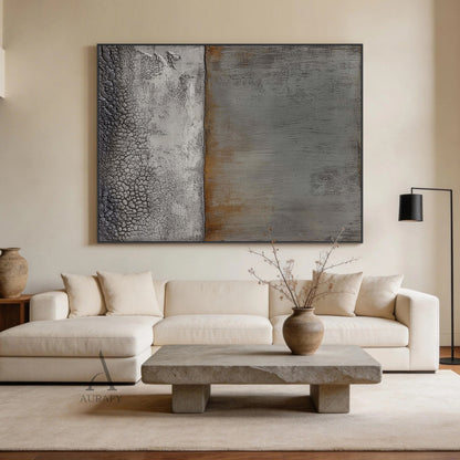 Gray WABI SABI Minimalist Living Room Decor Accent Piece AURA305