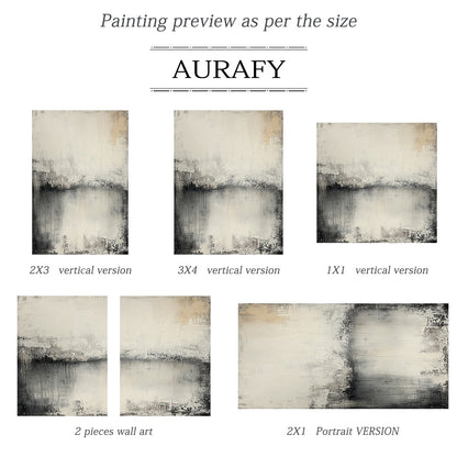 Wabi-Sabi Plaster Textured Beige Abstract Japandi Minimalist Tactile Canvas Painting Modern Neutral Home Wall Art AURA720