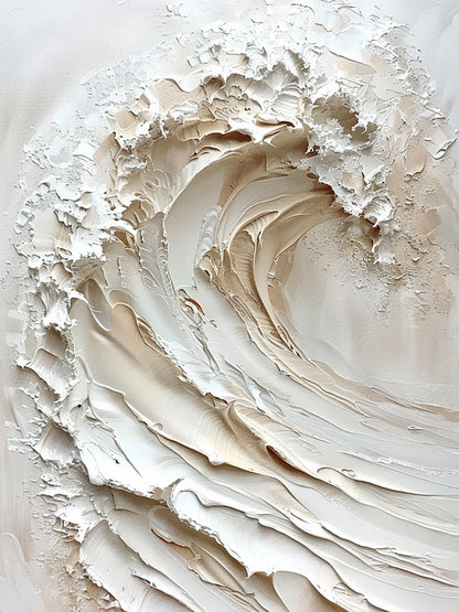 Ivory Surge-Beige Spatial Field-AURA089