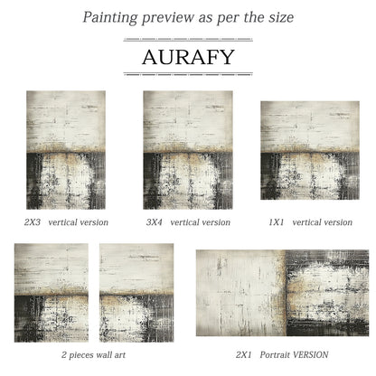 Abstract Beige Gray Art with Tactile Scratch Marks Industrial Vintage Worn Texture AURA631