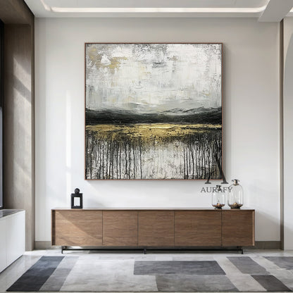 Stylish Minimalist Modern White Abstract Wall Art for Home Decor AURA253