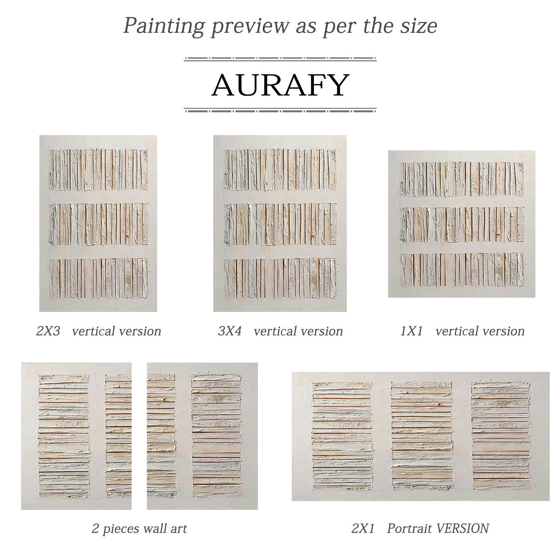 3D Textured Beige Abstract Modern Organic Sculpted High-Relief Tactile Surface Knife-Stroke Painting AURA453