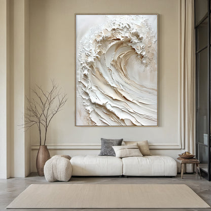 Ivory Surge-Beige Spatial Field-AURA089