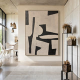 Quiet Interlock-Black & Beige Spatial Field-AURA109