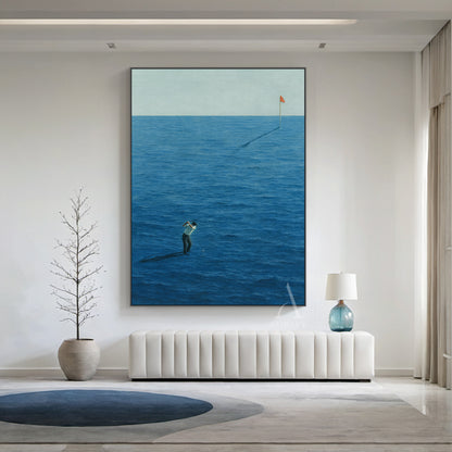 Stylish Blue Sea Themed Home Decor for Coastal Living Spaces AURA329