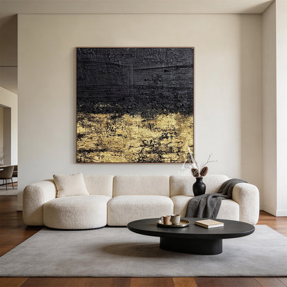 Black General Abstract Wall Art for Modern Home Office Decor AURA259