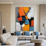 Chromatic Interlock-Multicolor Geometric Field-AURA158
