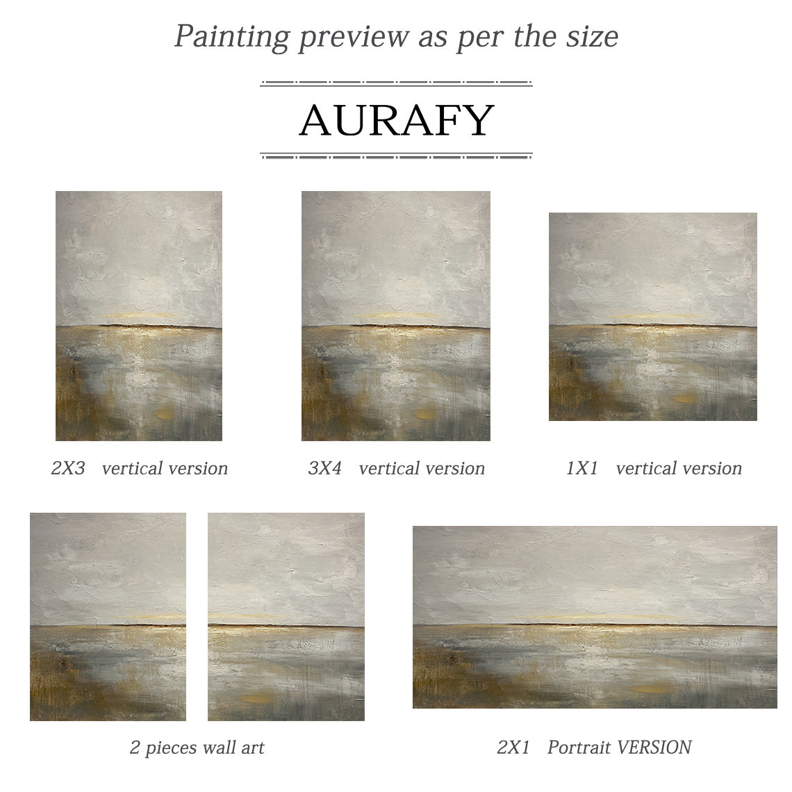 Abstract Beige Gray Art with Knife Strokes Tactile Surface Japandi Minimalist Canvas Wall Decor AURA625