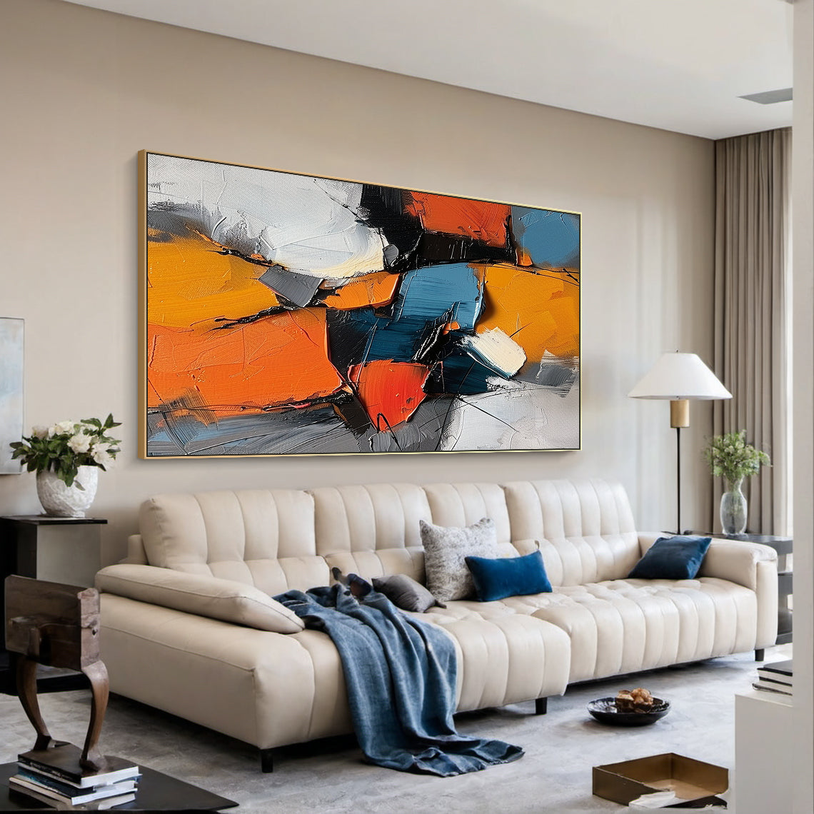 Chromatic Interlock- Multicolor Geometric Field- AURA158