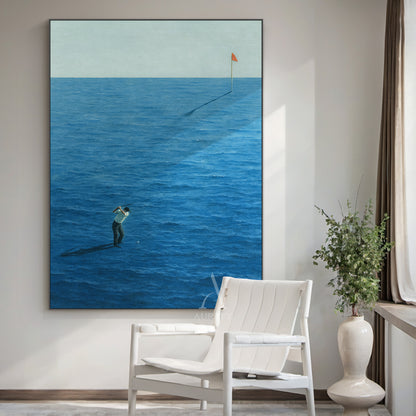 Stylish Blue Sea Themed Home Decor for Coastal Living Spaces AURA329