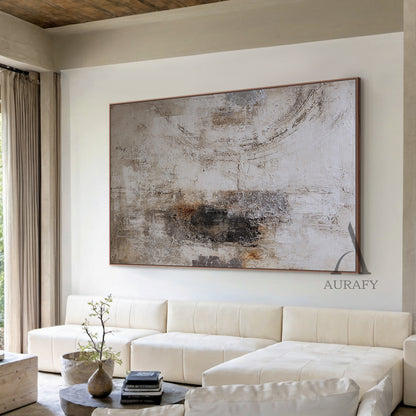 General Abstract Gray Wall Art for Modern Home and Office AURA236