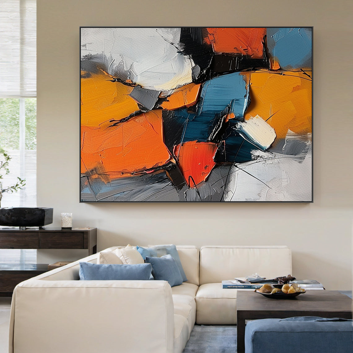 Chromatic Interlock-Multicolor Geometric Field-AURA158