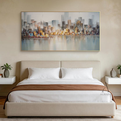 Chic Modern Gray Gold Urban City Style Fashion Accessory AURA373