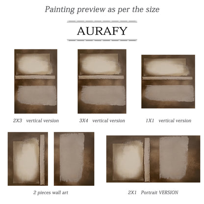 Brown General Abstract Wall Art for Living Room Decor AURA387