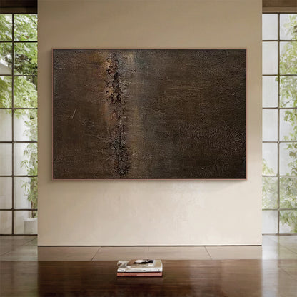 Terra Meridian Painting-Burnished Bronze & Espresso Umber-AURA014