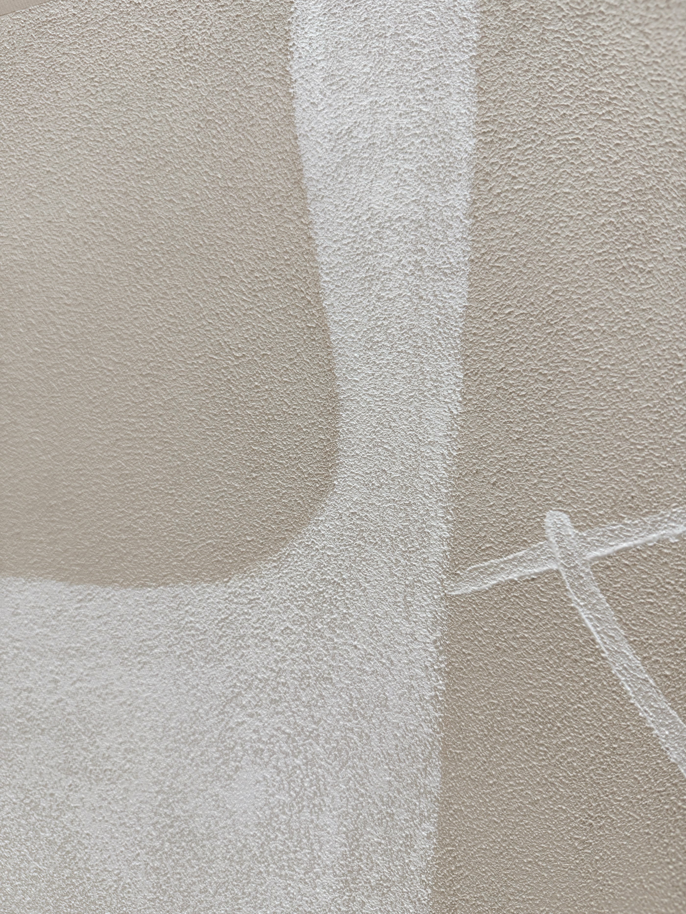 Beige Abstract Plaster Textured Wabi-Sabi Japandi Tactile Canvas Painting Minimalist Luxe Neutral Home Decor AURA738