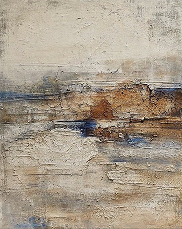 Wabi Sabi Textured Abstract Canvas Art Beige Brown Living Room Wall Decor AURA206