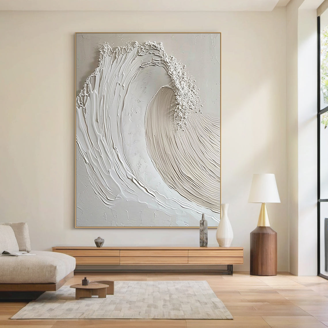 Silent Tides-Ivory & Sand 3D Textured-AURA012