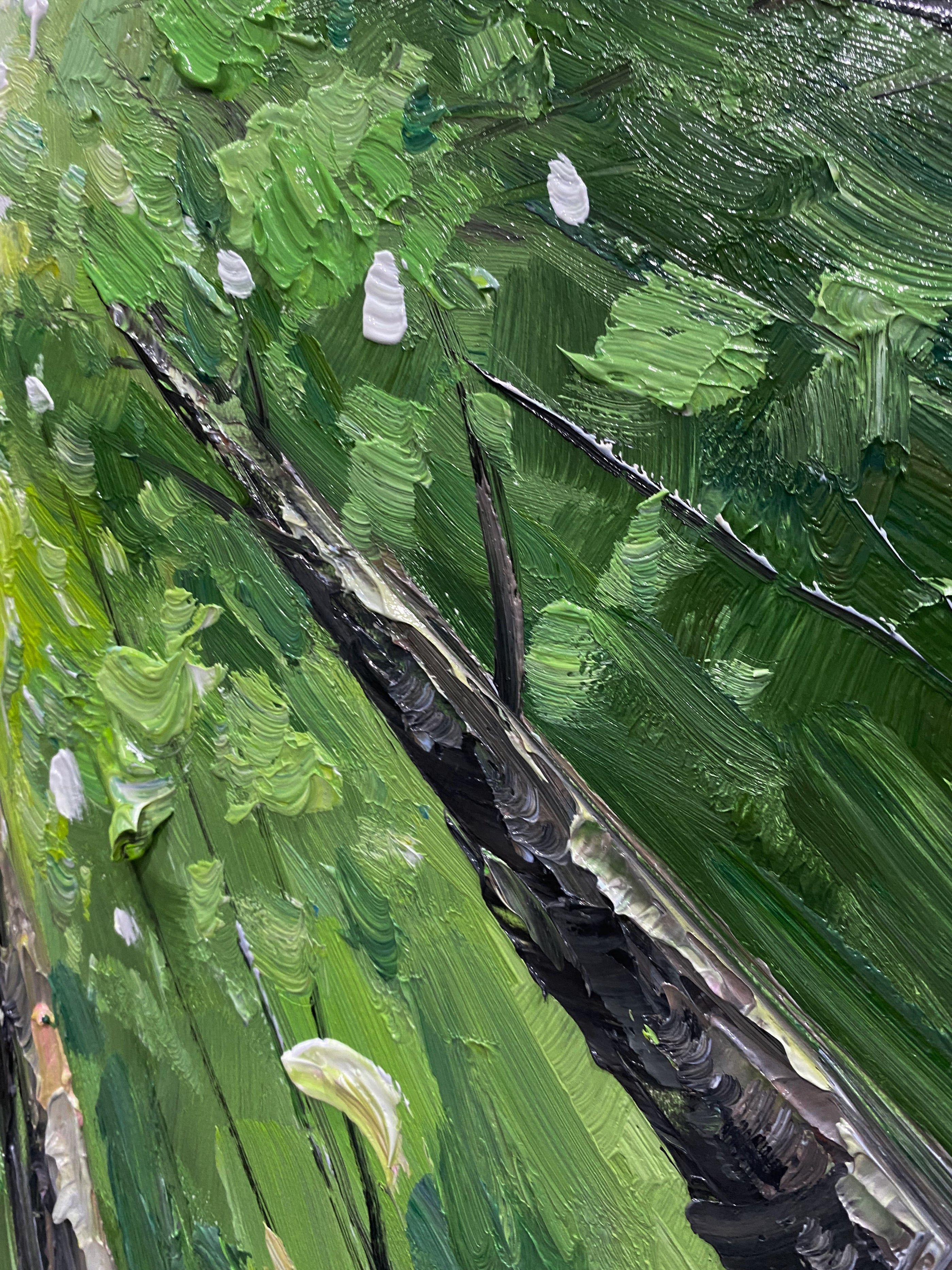 Green Landscape Modern Natural Style Art for Home Decor AURA322