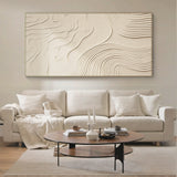 Organic Swirl Canvas-Cream Tones-AURA047