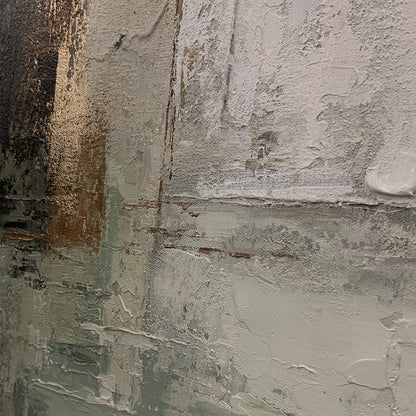 Modern Textural Abstract Wall Art-Sage Green & Earth Neutrals-AURA023