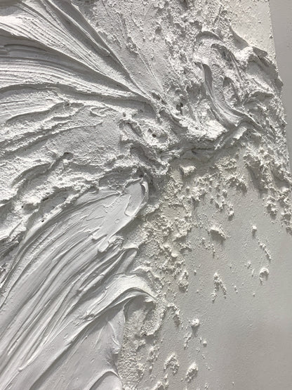 Silent Crest-White Waves & Sky 3D Touch Art-AURA119