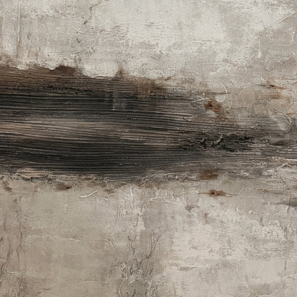 Urban Erosion Painting – Rust & Neutral Tones – AURA027(Vertical)