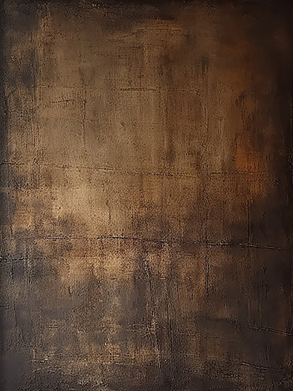 Minimalist Colorfield Wall Art-Bronze & Umber Gradient-AURA013