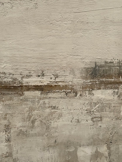 Wabi Sabi Brown Abstract Wall Art Two-Piece Living Room Decor AURA227