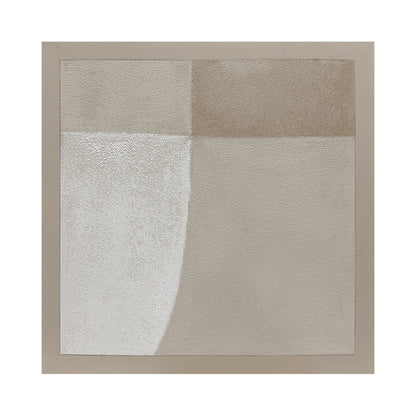 Wabi-Sabi Beige Plaster Textured Abstract Japandi Minimalist Luxe Tactile Canvas Neutral Wall Art Home Decor AURA737