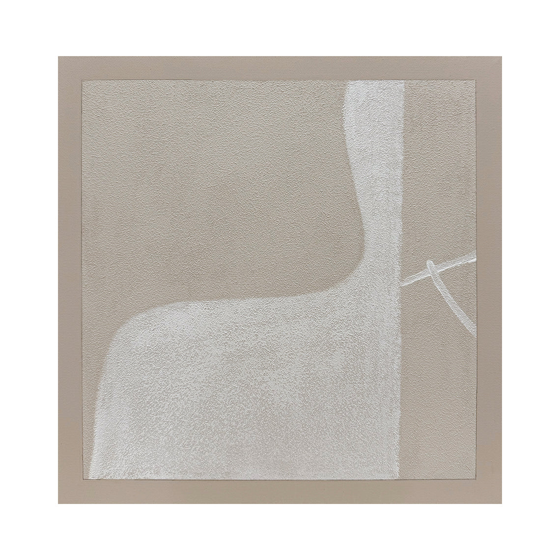 Beige Abstract Plaster Textured Wabi-Sabi Japandi Tactile Canvas Painting Minimalist Luxe Neutral Home Decor AURA738