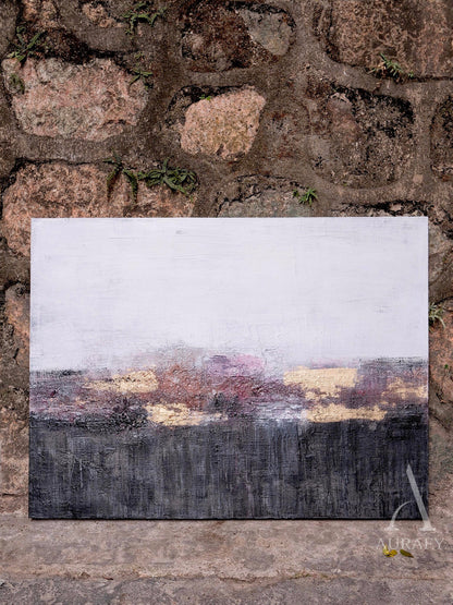 Abstract Black Gray Wall Art for Modern Home Decor AURA262