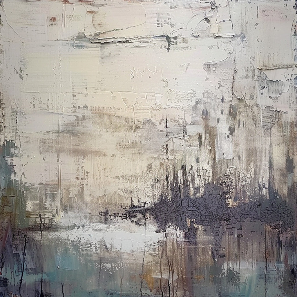 Modern Abstract Gray Wall Art for Living Room Bedroom Decor AURA230