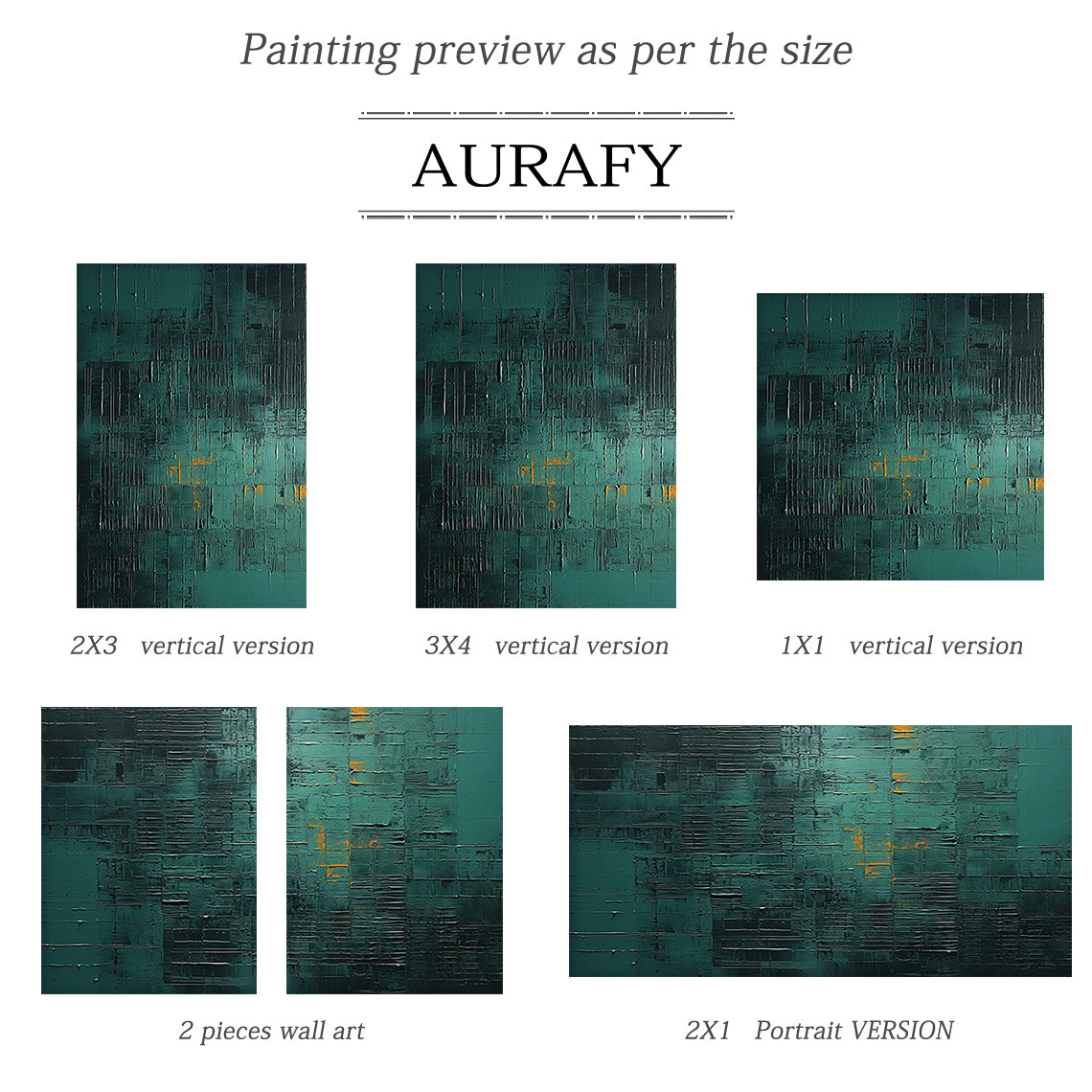 Veins of the Forest — Deep Teal Abstract Texture – AURA098(Vertical)