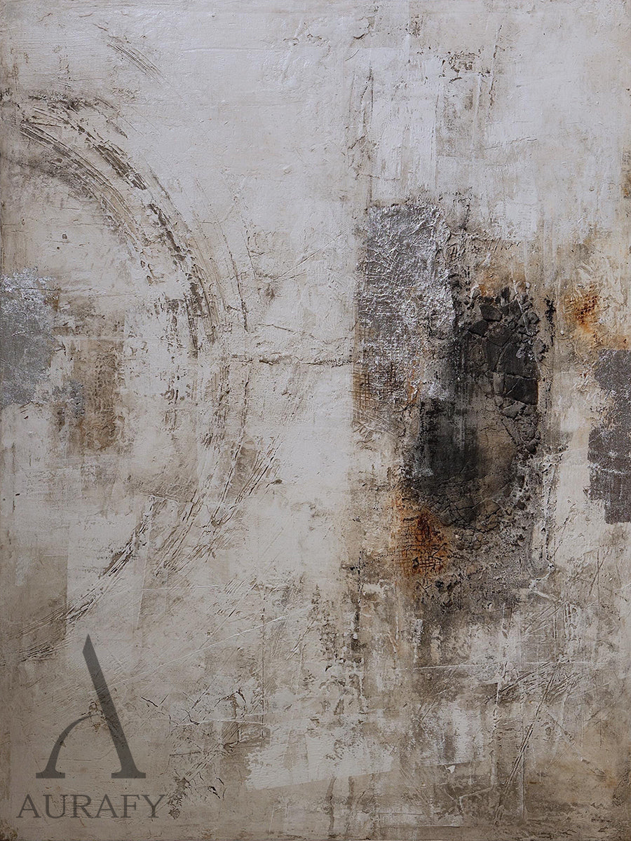 General Abstract Gray Wall Art for Modern Home and Office AURA236