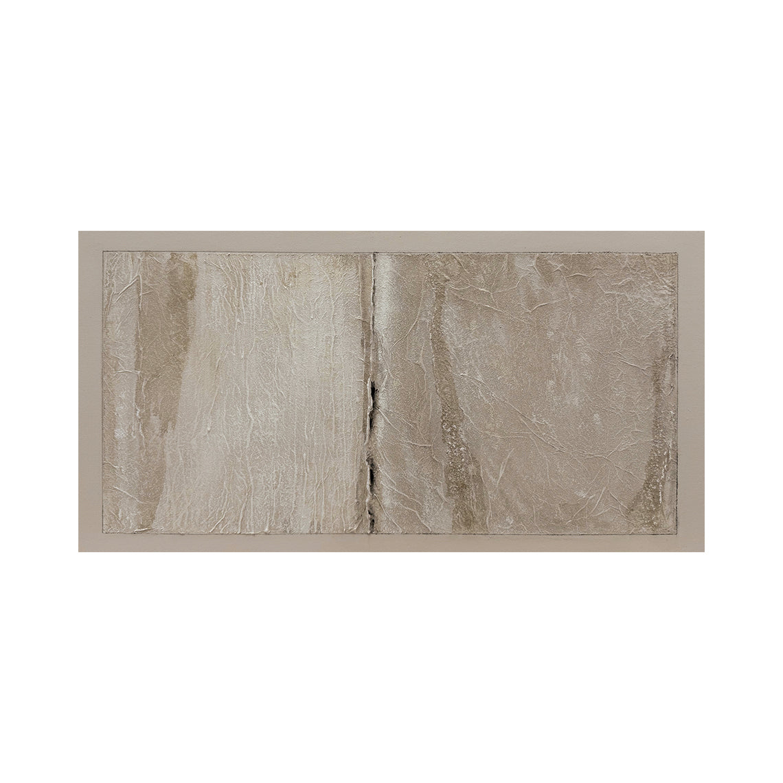 Wabi-Sabi Beige Plaster Textured Japandi Minimalist Abstract Tactile High-Relief Neutral Canvas Wall Artwork AURA740