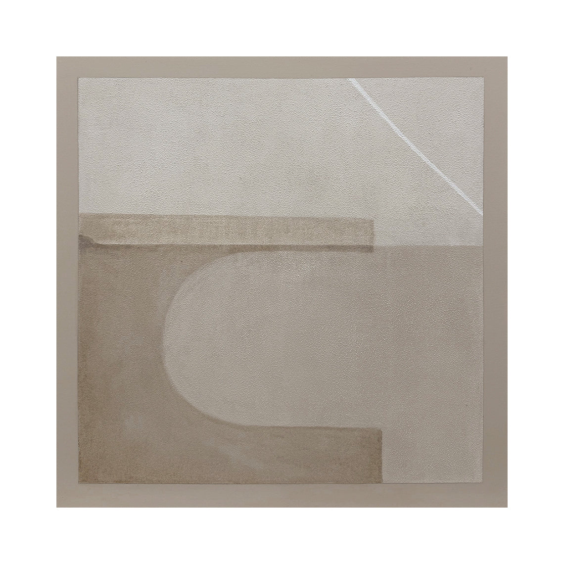 Beige Abstract Wabi-Sabi Plaster Textured Japandi Minimalist Luxe Tactile Canvas Modern Organic Wall Artwork AURA731