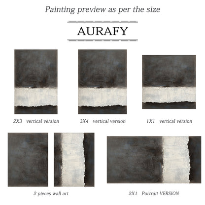 Abstract Black Beige Wall Art for Modern Home Decor AURA277