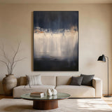 Abstract Black Beige Wall Art for Modern Living Room Decor AURA367