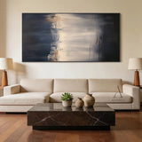 Abstract Black Beige Wall Art for Modern Living Room Decor AURA367